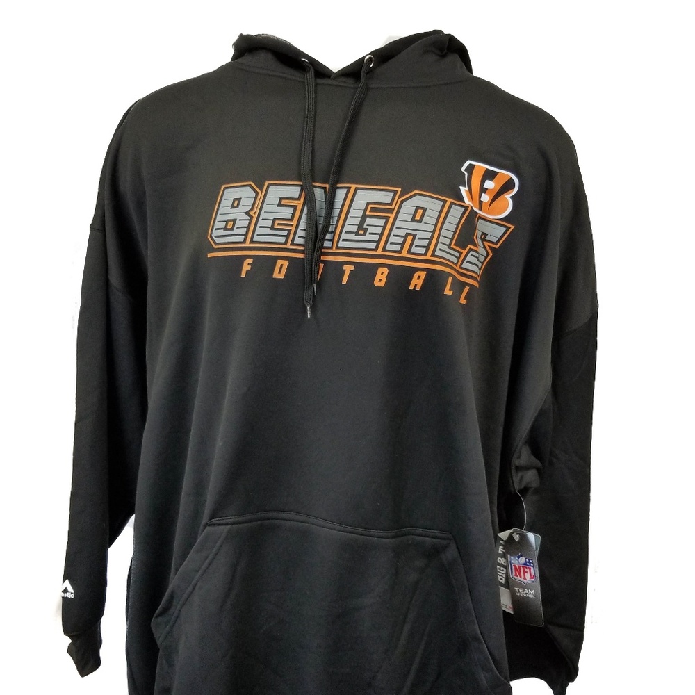 NFL Cincinnati Bengals Majestic Black Hoodie